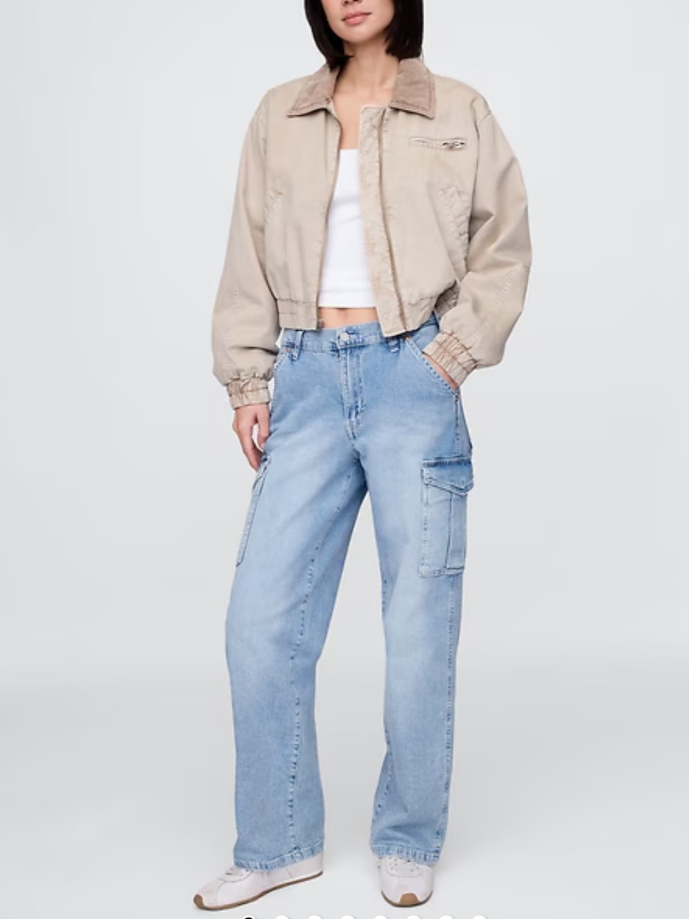 GAP Mid Rise '90s Loose Cargo Jeans